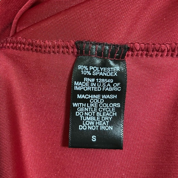 ⭐️AVIATOR NATION CLASSIC VELVET RELAXED SWEATSHIRT Red SZ S⭐️ - Picture 5 of 6